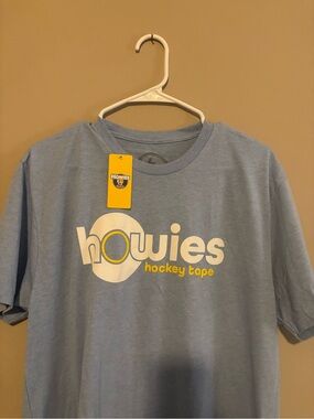 Light Blue Logo Tee - Hockey Tape Short Sleeve Shirt